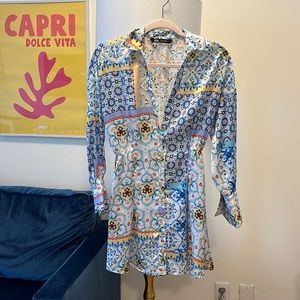 Long sleeve Zara Dress. Size CS barley worn!